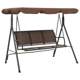 Porch Swing Coffee Powder-coated steel frame Large