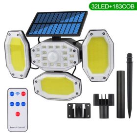 Upgraded Solar Motion Sensor Light Security Lamp Garden Outdoor Waterproof